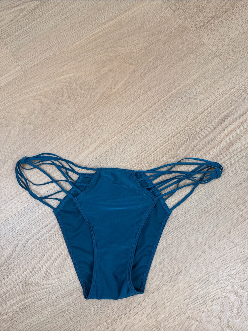 2014 Victoria's Secret Strappy Satin Cheekini Panty M